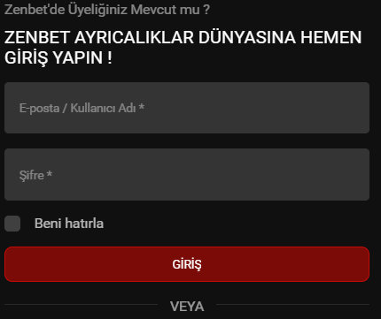 Zenbet Giriş